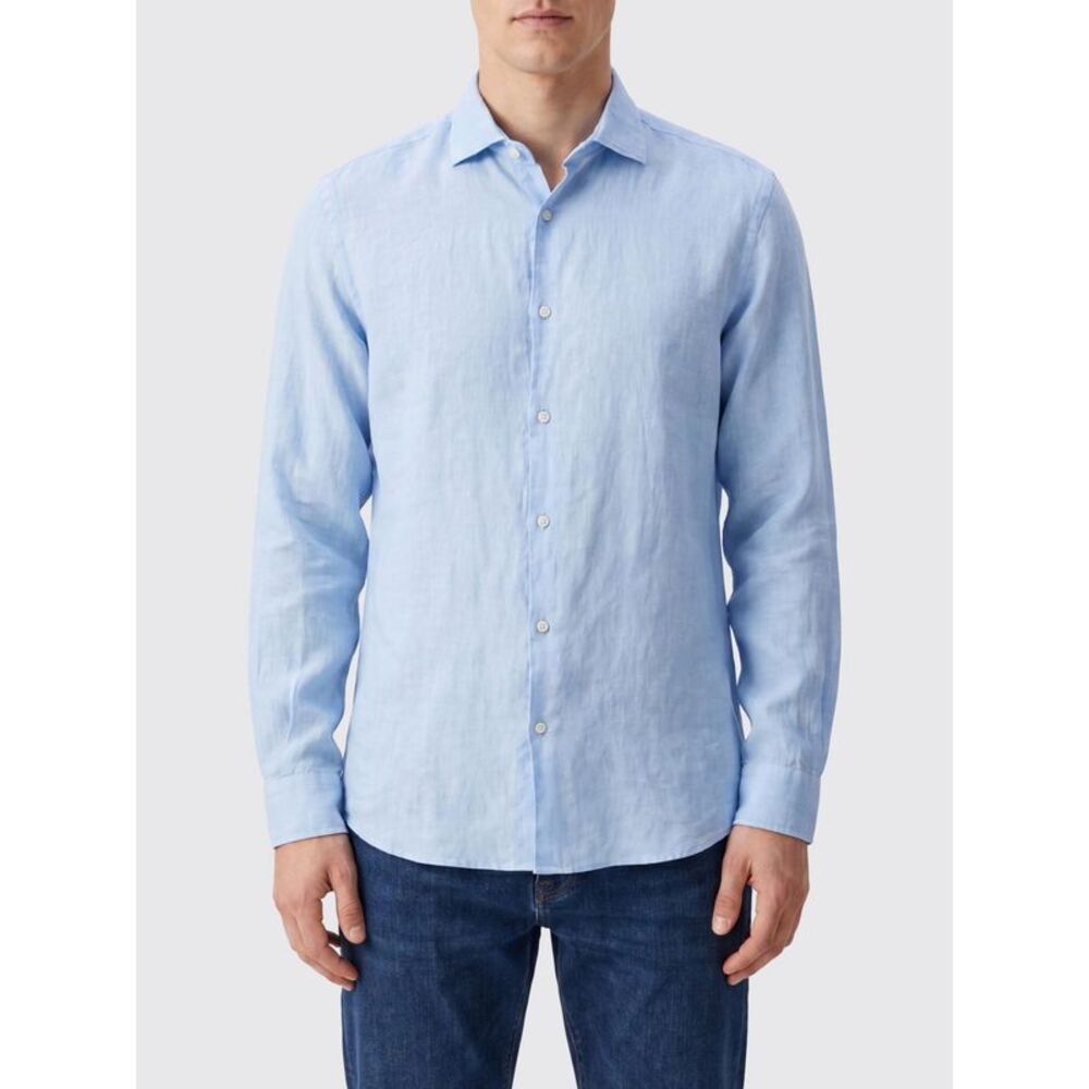 Brooksfield Shirt Men Sky